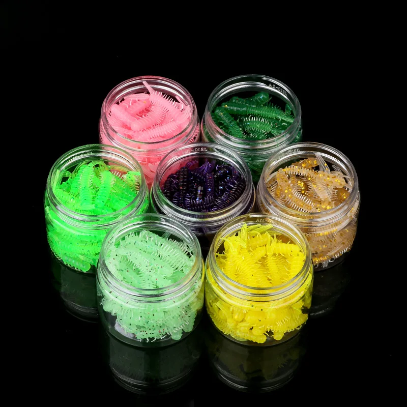 

Ardea 30Pcs Soft Lures worm 43mm 0.4g Baits Fishing Lure Shad Silicone Bait Tail Jigging Wobblers Bass Pike Fishing Tackle