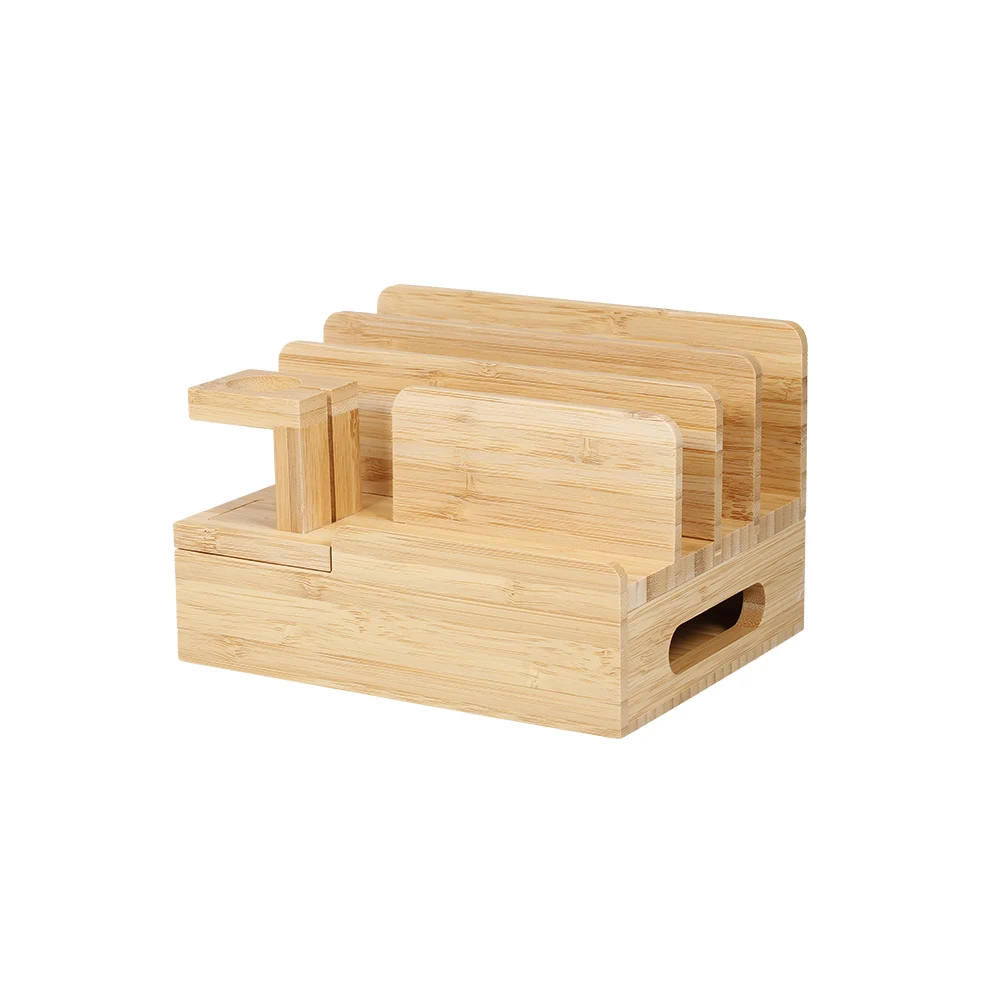 Новый многофункциональный бамбуковый деревянный держатель для хранения