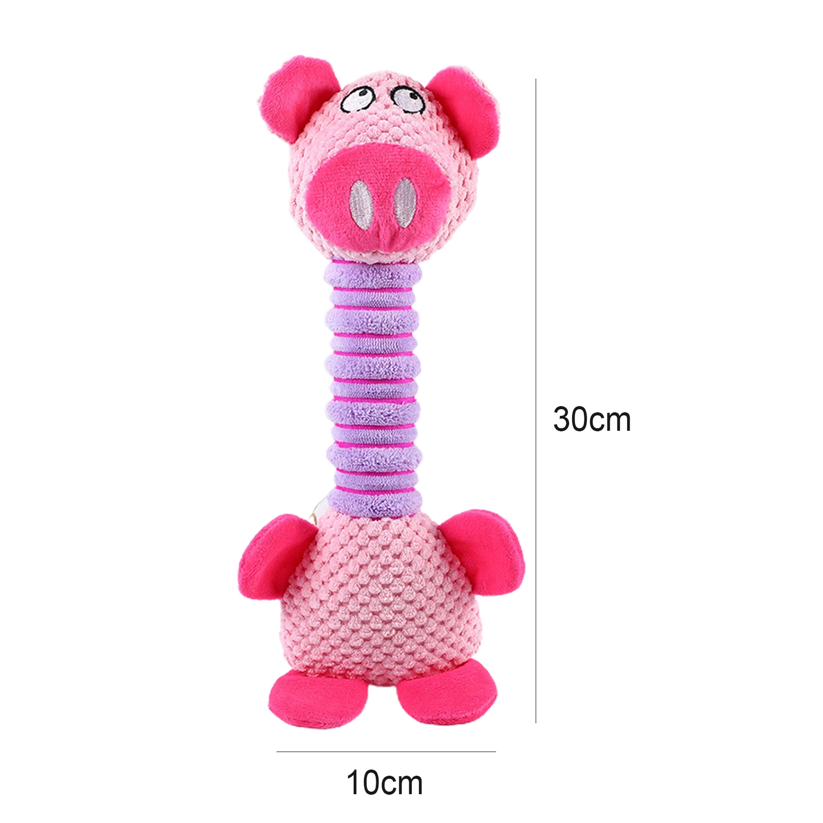 

Pet Plush Long-necked Animal Peculiar Shape BB Sound Bite-resistant Doll Dog Interactive Teeth Dog Toy Pet Cleaning Squeaky Toy