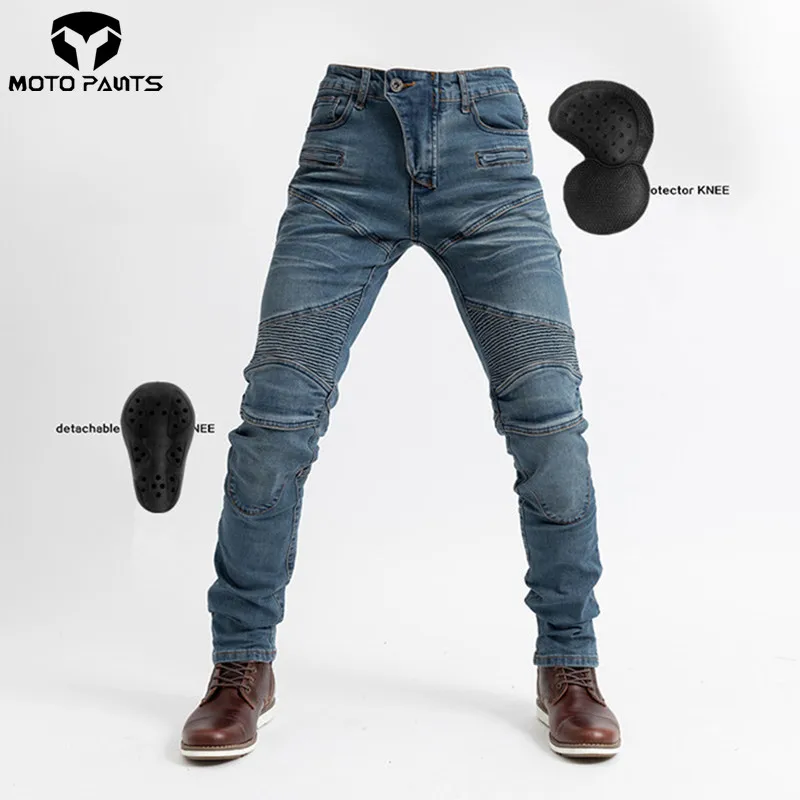 

Motocross Pants PK 718 Motorcycle Pants Men Moto Jeans Protective Gear Riding Touring Motorbike Trousers Motocross Pants