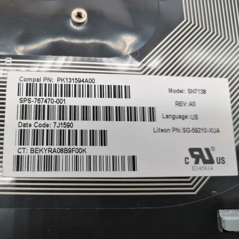 Клавиатура для ноутбука HP ProBook 440 G0 G1 430 G2 445 US с черной рамкой 767470-001 95% Новый |
