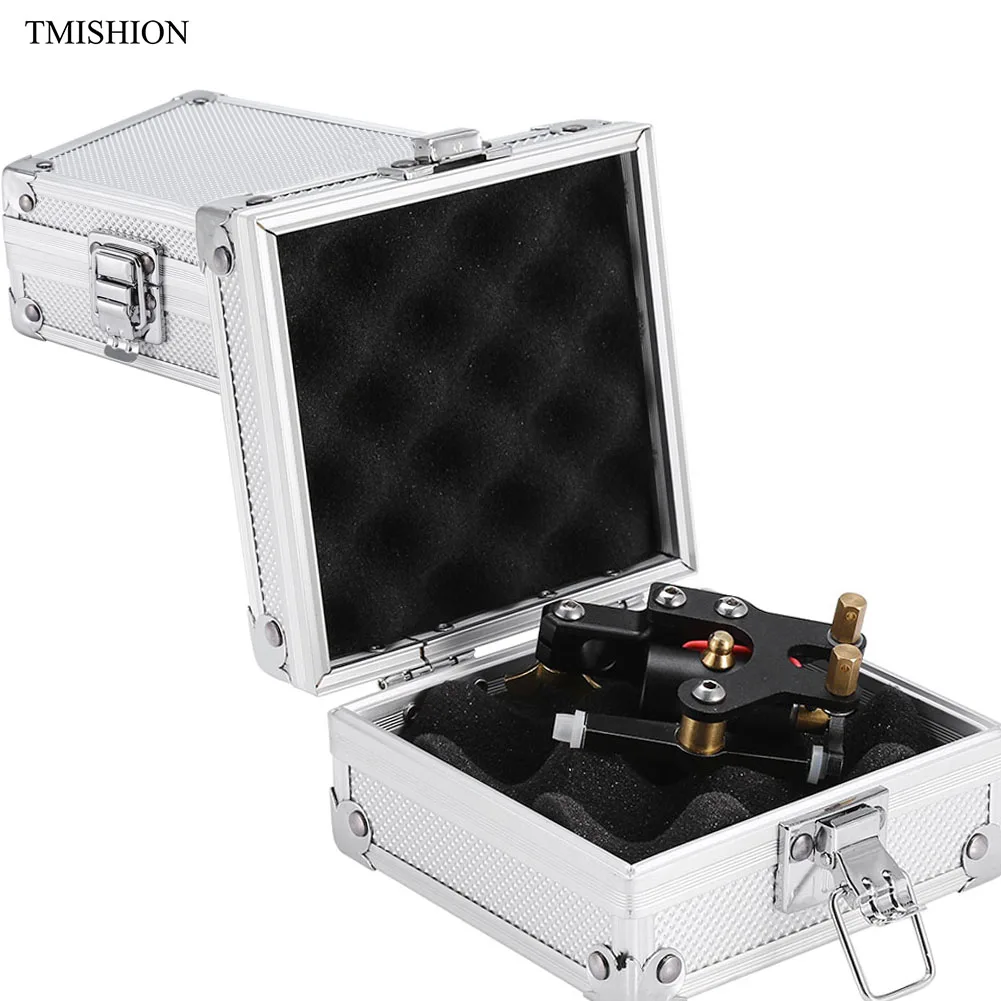 11x11x6cm Tattoo Kit Box Case - Tattoo Kit Case Box W/Lock Key Aluminum Makeup Travel Carry Box Storage Case Tattoo Supplies