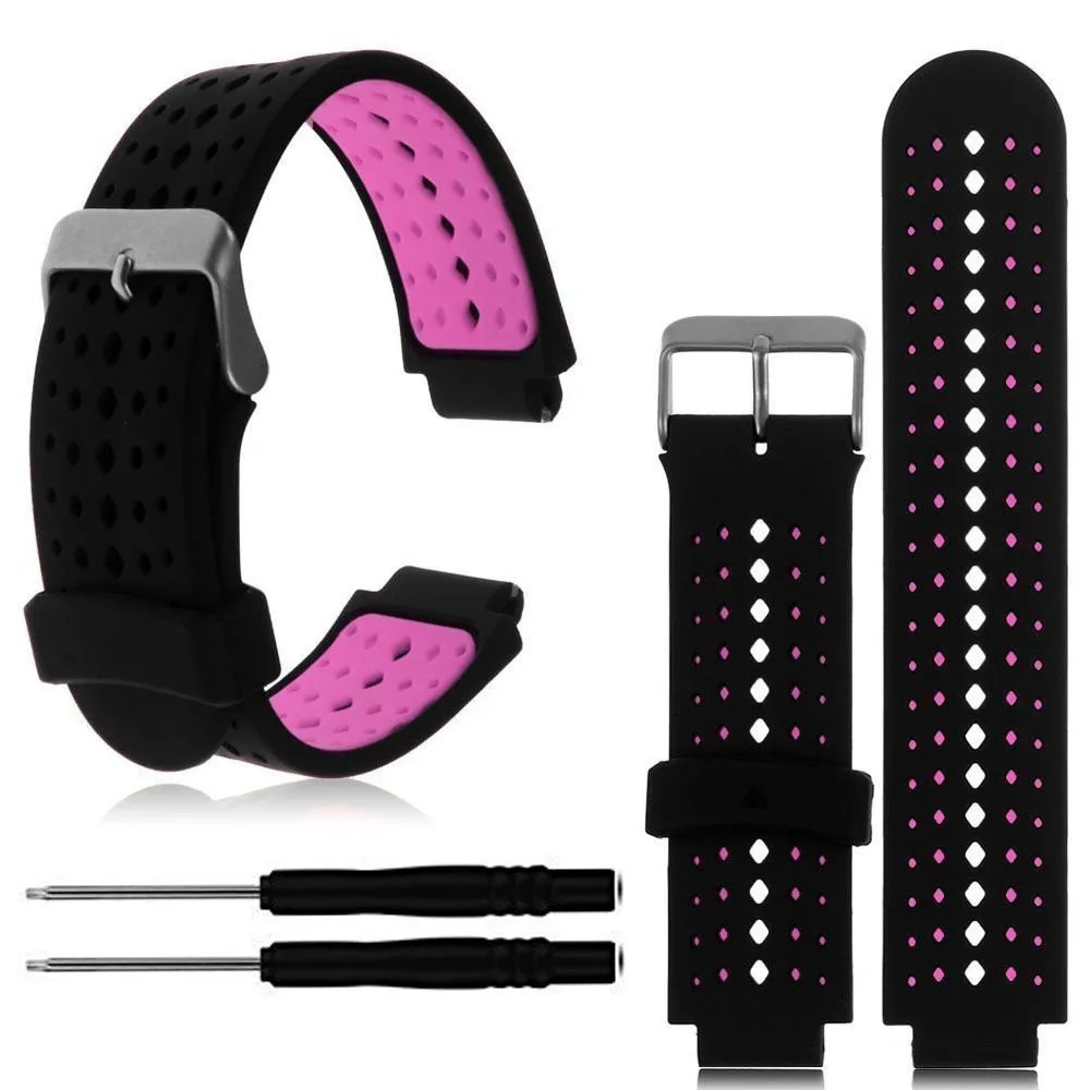 Ремешок для часов Garmin Forerunner 230/235/630 мягкий силиконовый сменный ремешок спортивный