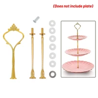 23 tier cake plate stand cupcake fittings silver golden wedding party no plate bakeware tools cake pan stand kitchen decor
