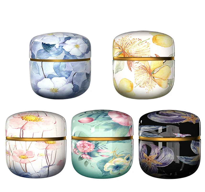 1 шт. 60 г Мини жестяная коробка для хранения Маленький Пустой горшок стандартные