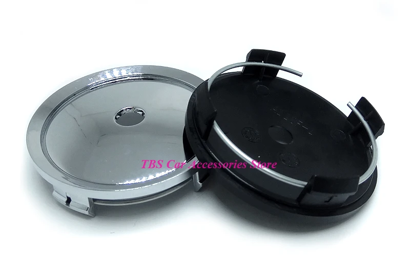 4 шт. 75 мм сменная черная или хромированная крышка ступицы колеса с эмблемой