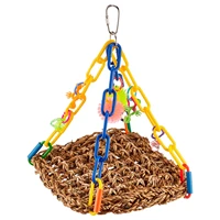 bird mini flying trapeze toy for birds bird swing toy for lovebird finch cage perch