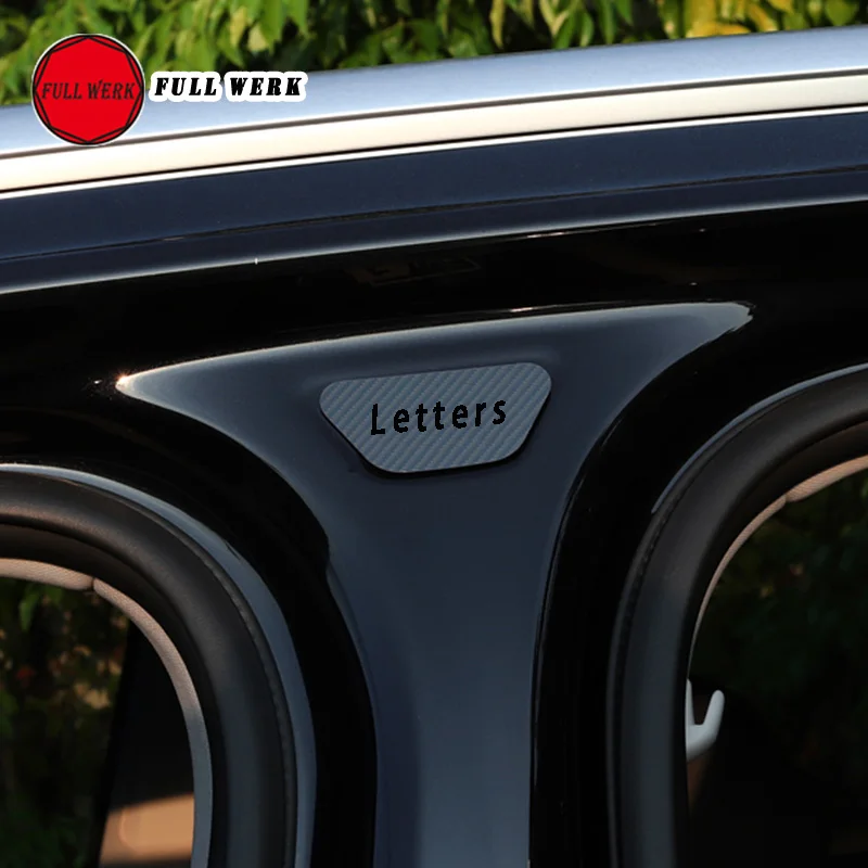 Стайлинг автомобиля из нержавеющей стали накладка на столб B декоративная