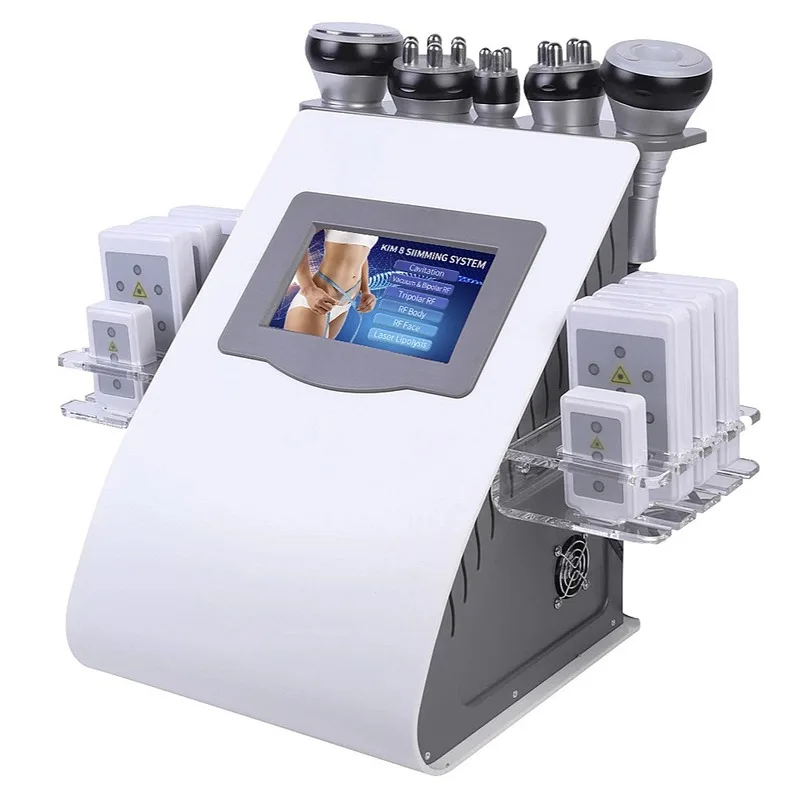 Лидер продаж 2020 6 в 1 вакуумный лазерный радиочастотный аппарат для похудения