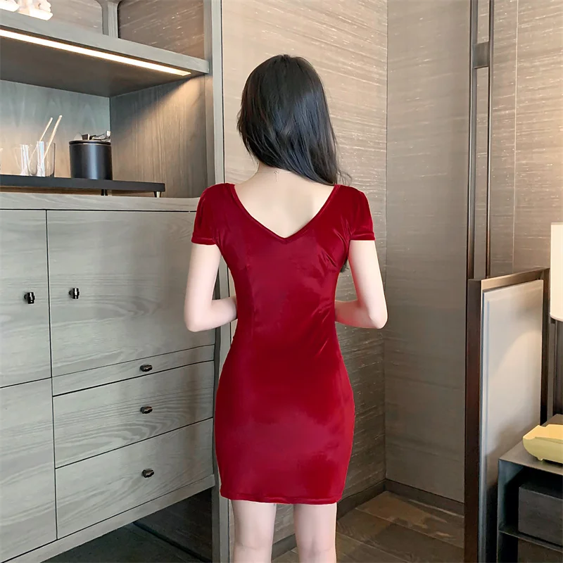 Соблазнительное кружевное строченное Золотое Бархатное облегающее платье по