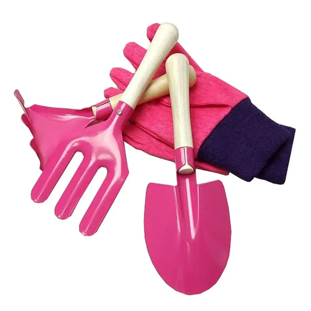 

6Pcs/Set Mini Kids Garden Gloves Water Sprayer Bag Rake Home Gardening Beach Tool Toy