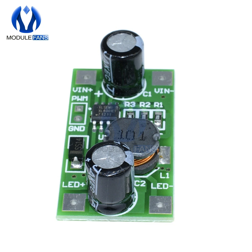 DC понижающий модуль питания Buck для Arduino CC/CV PWM затемнения светодиодный выход