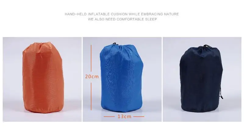 barato Almofada De Dormir De Acampamento Com Bomba Embutida Atualizado Esteira De Acampamento Inflável Com Travesseiro Para Mochila, Viajar, Caminhadas