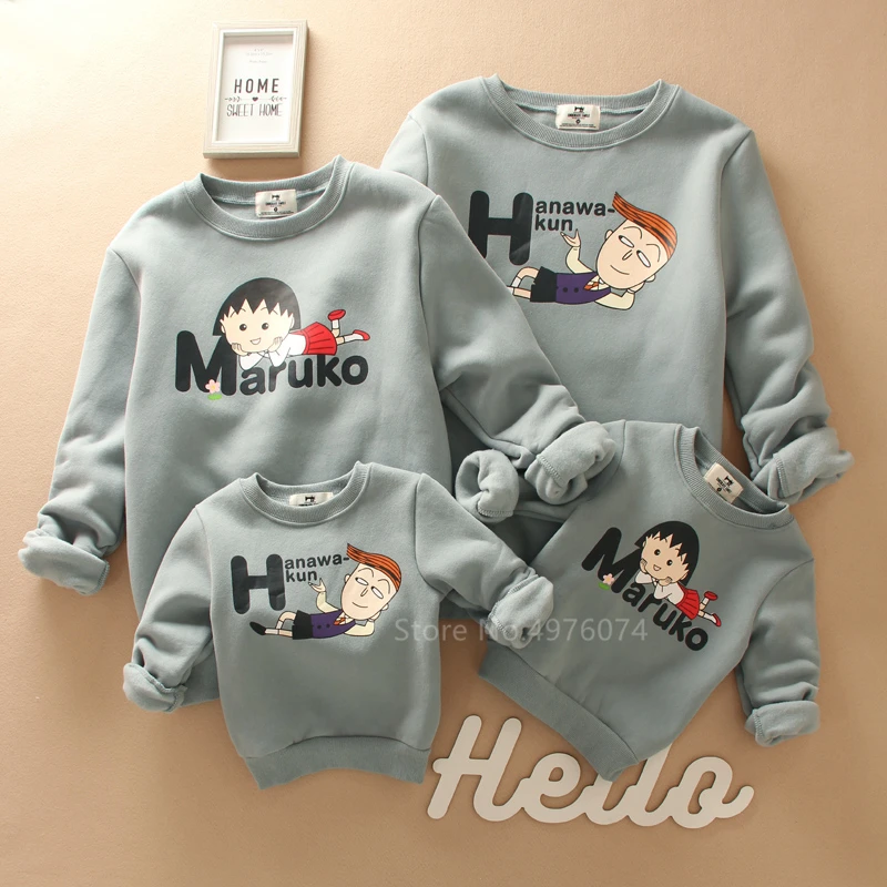 Свитер для родителей и детей рождественские свитера пижамы теплый свитшот с