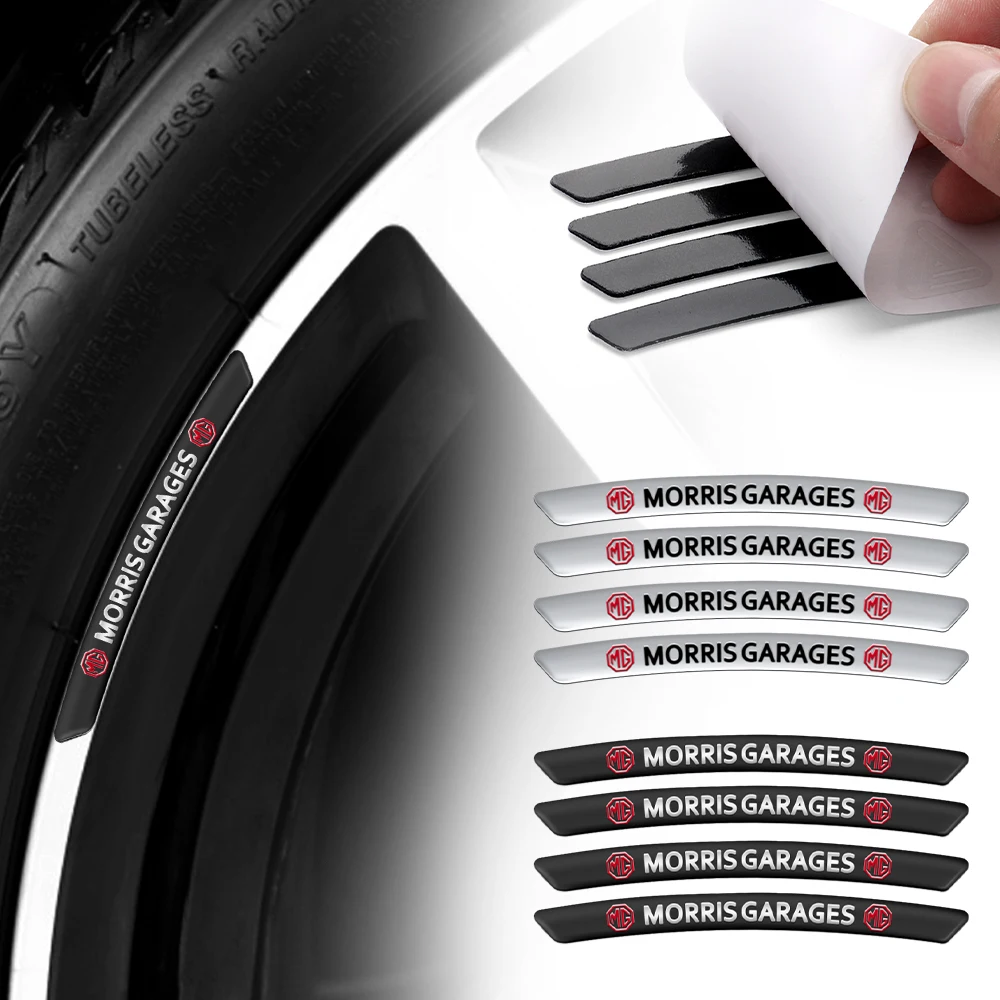 

For Morris Garages ZS MG 3 MG 5 GT HS HECTOR 4pcs New Car Wheel Rims Sticker Racing Performance Decals