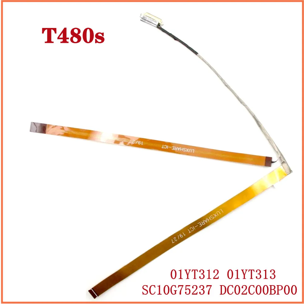 

ИК-кабель камеры 01YT312 01YT313 SC10G75237 DC02C00BP00 для оригинального ноутбука Lenovo ThinkPad T480s