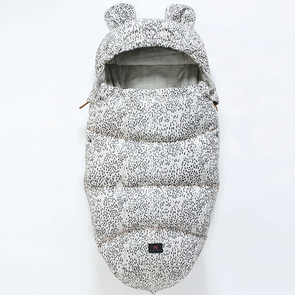 

Winter Baby Sleeping Bag Envelope Kids Sleepsack Footmuff For Stroller Knitted Sleep Sack Newborn Swaddle Knit Wool