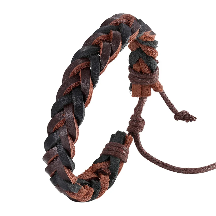 2019 100% ручной работы модные ювелирные изделия кожаный браслет Повседневная