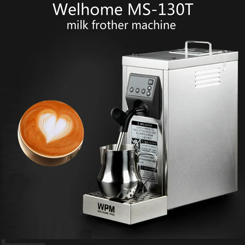 WPM-MS130T Milk Frother Tea Shop Commercial Automatic Steam Engine Coffee Frothing Machine Intelligent Full  Setting Temperature