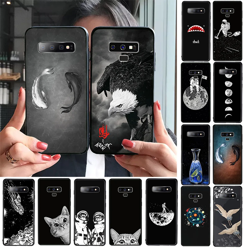 Чехол для GALAXY s7 edge s8 plus s9 s6 note9 классические аксессуары телефона с изображением