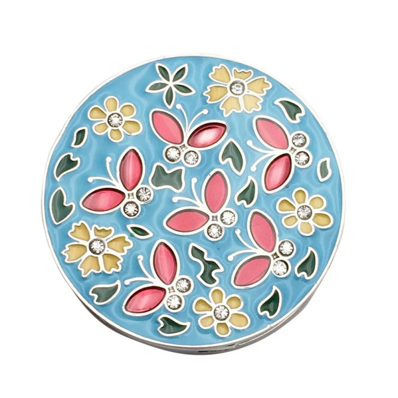 

Creative Retro Round Handbag Hook Zinc Alloy Bag Hook Portable Foldable Household Bag Hook For Table Side