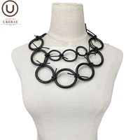 ukebay original design choker necklaces female handmade jewelry punk style round chain goth party accessories clothes necklace