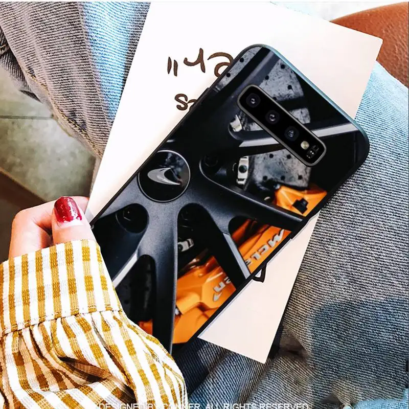 

Racing Mclaren Logo Soft Phone Cases For Samsung S9 10 20 Plus Note 9 10 10plus 20 Ultra A20 21s J7 Plus 8