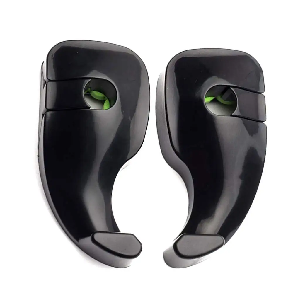 

One Pair Creative Adjustable Car Seat Back Headrest Hooks Hanger Storage Organizer Holder (Black)