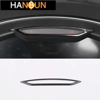 car styling for audi a6 c8 2019 2020 central control dashboard frame cover decoration trim automobile interior accessories