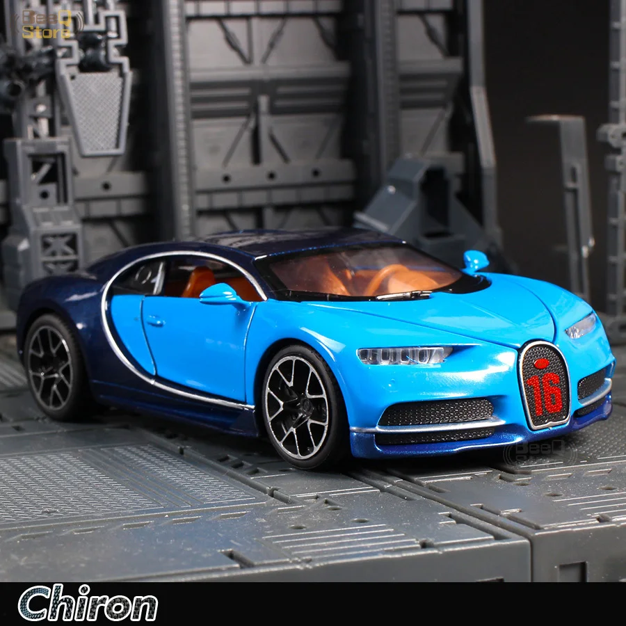 

Toy Car 1:32 Simulation Bugattii Chiron Collection Model Alloy Cars Toy Diecast Metal Car For Adults Children With Light Sound