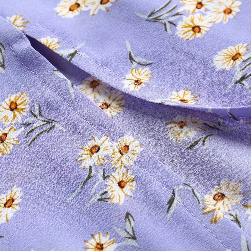 

Backless Cutout Pink Summer Dress Women Floral Print Slit Boho Long Dress Women Puff Sleeve Ruffle Sundress 2021 New