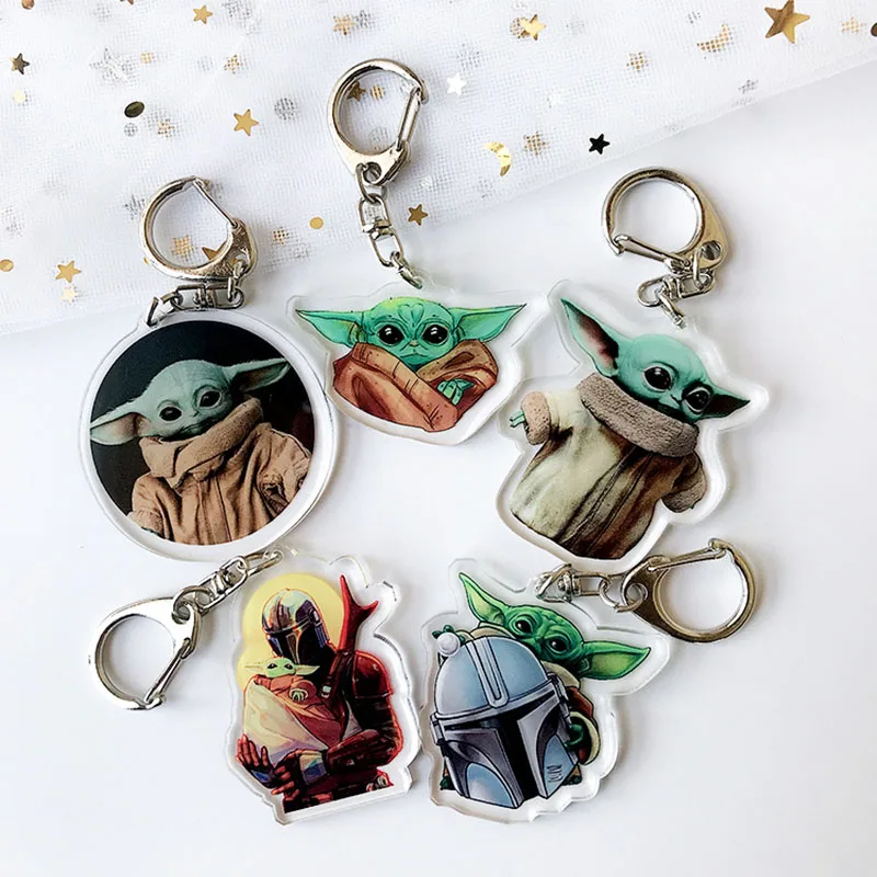 Горячие игрушки &quotЗвёздные воины&quot фигурка малыша брелок Мандалорское Косплэй