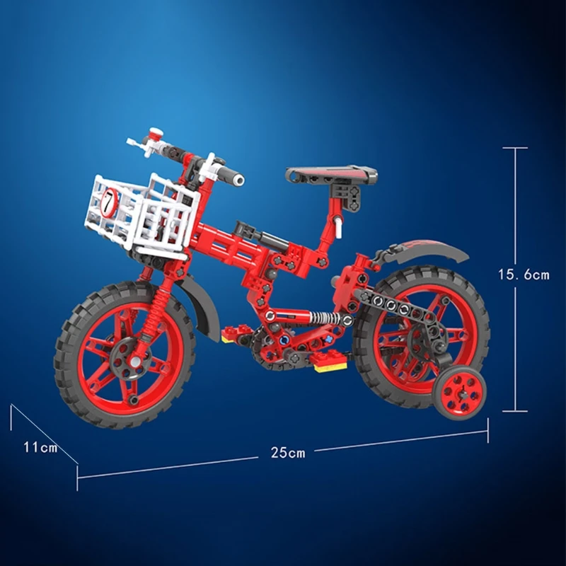 

High-drilled Education Assembly Bicycle Kits, Bicycle Construction Particles Set for Kids and Toddlers, 235Pcs