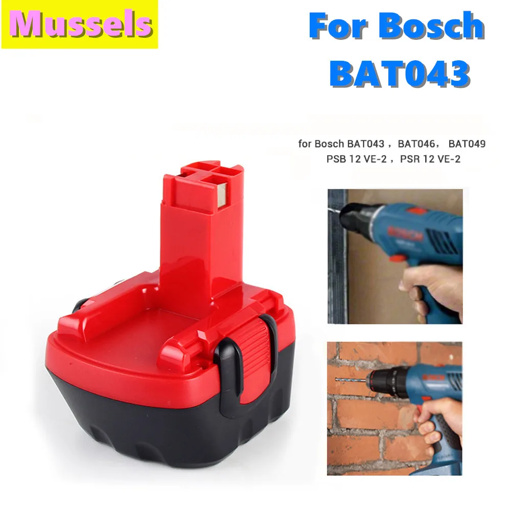 

Для Bosch 12 В 12800 мАч PSR перезаряжаемая батарея GSR 12 В Ач AHS GSB GSR 12 VE-2 BAT043 BAT045 BAT046 BAT049 BAT120 BAT139