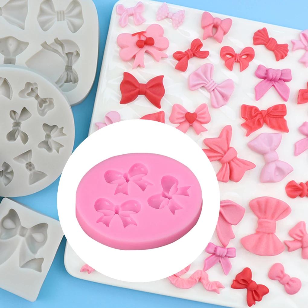 Силиконовая форма для торта сделай сам бант помадки и шоколада силиконовая
