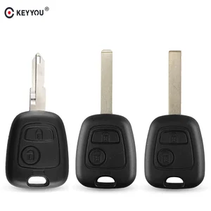 Сменный Чехол KEYYOU для Peugeot 106, 107, 206, 207, 306, 307, 406, с 2 кнопками, NE73  VA2HU83, чехол для пульта дистанционного управления автомобилем