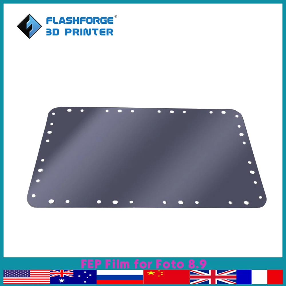 Пленка FEP Flashforge 10 шт. для фото запасные части ЖК-принтера аксессуары 3D-принтера