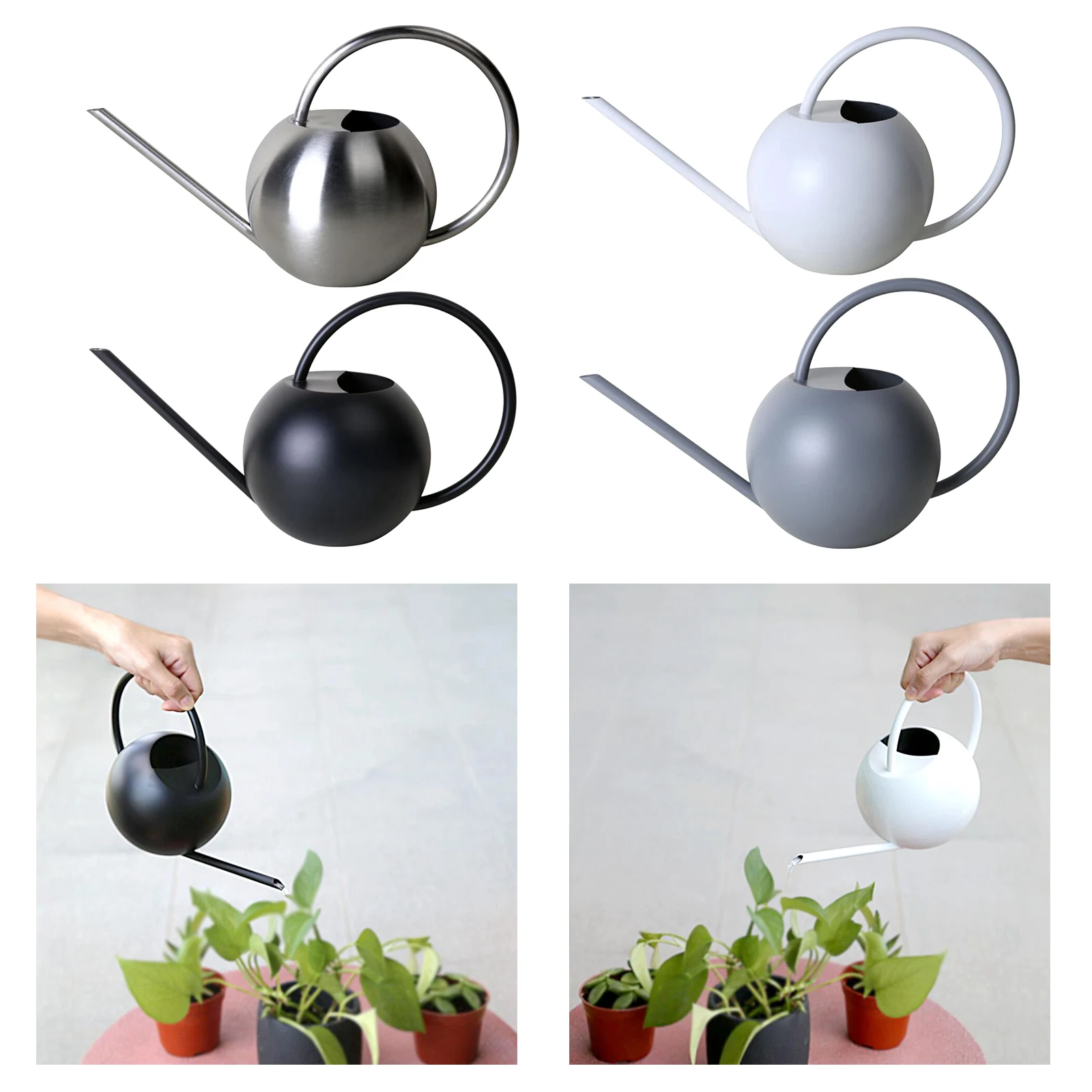 

Long Mouth Water Cans Home Plant Pot Bottle Watering Device Long Spout Garden Water Can for Indoor Outdoor Houseplants