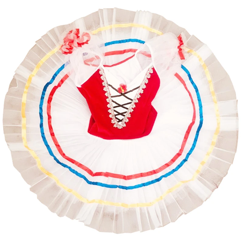 

2020 New Songyuexia Children's and women ballet professional ballet dress Swan Lake Tutu ballet tutu skirt