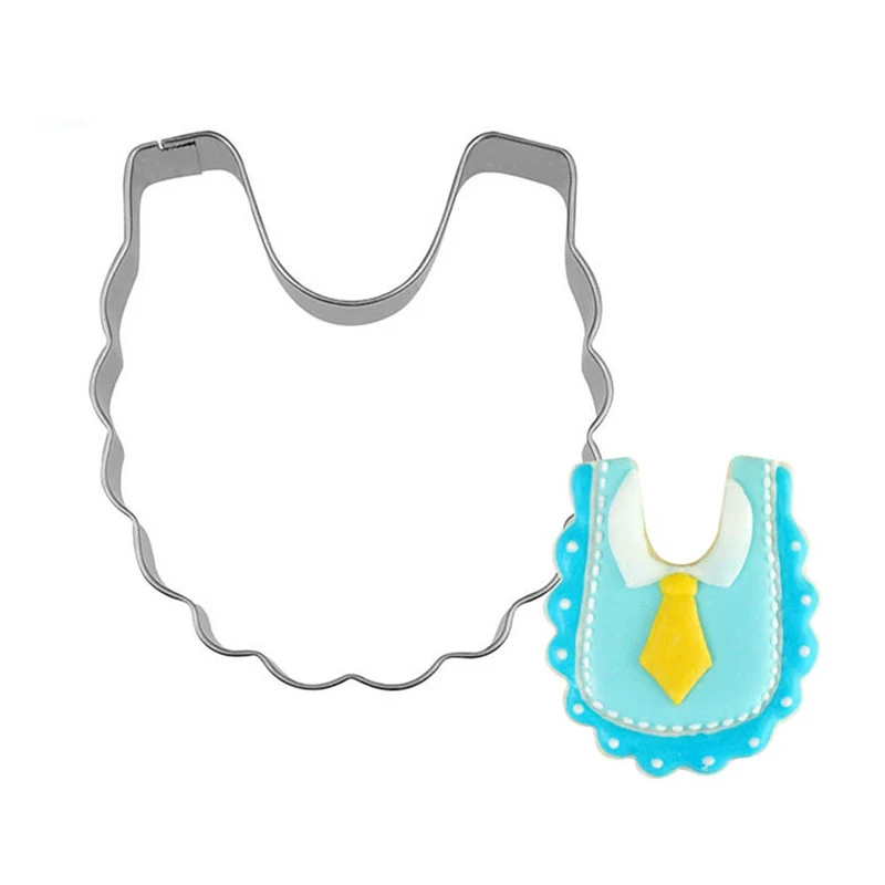 1 шт. любимый детский нагрудник для печенья из нержавеющей стали|metal cookie cutters|cookie