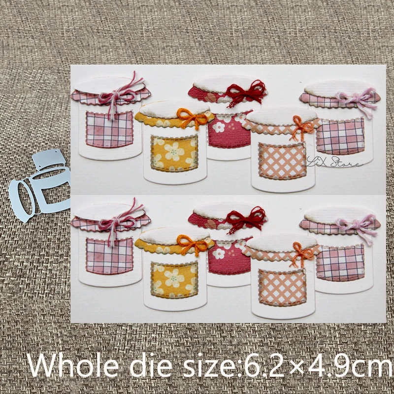

XLDesign Craft Metal Cutting Dies stencil mold sugar Jar bottle decoration scrapbook Album Paper Card Craft Embossing die cuts