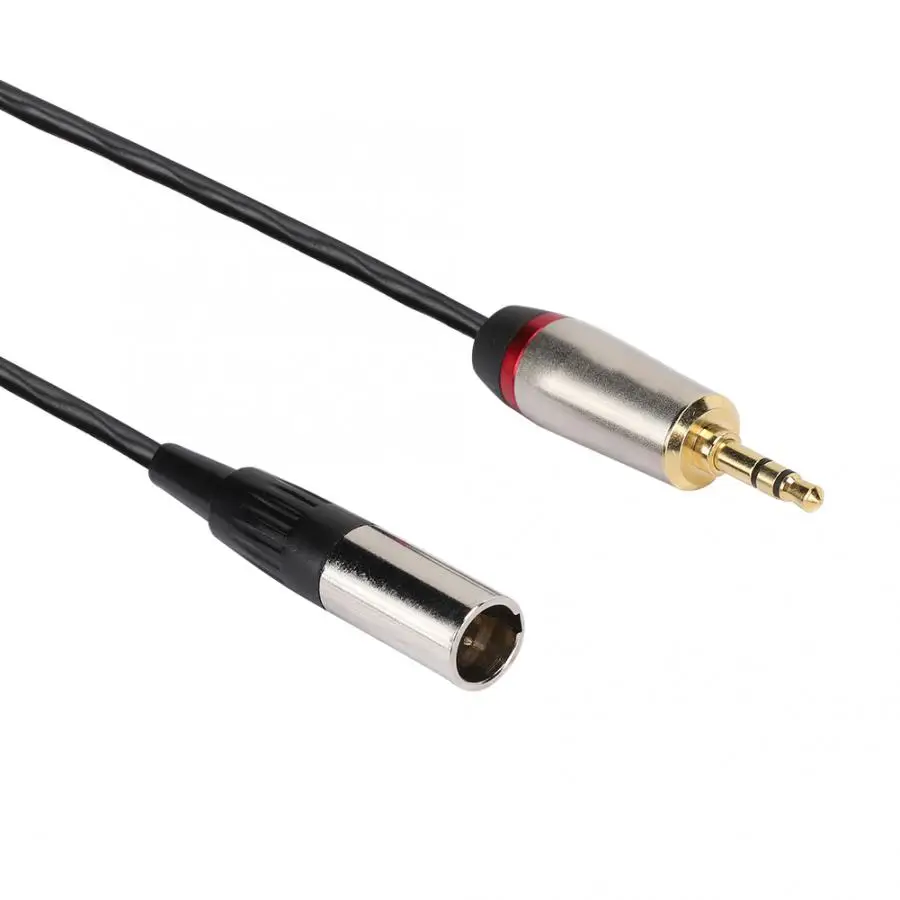 Горячая 1 м/2 м/300 см 3 5 мм штекер для Mini XLR 3pin мужской аудио кабель адаптер камеры