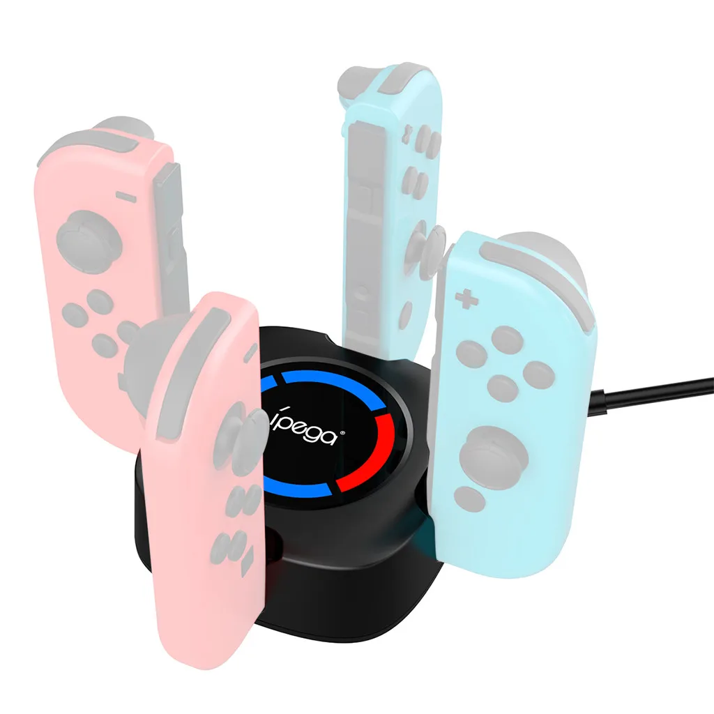 Зарядная док станция зарядная со светодиодный Ной индикацией подставка для NS Switch