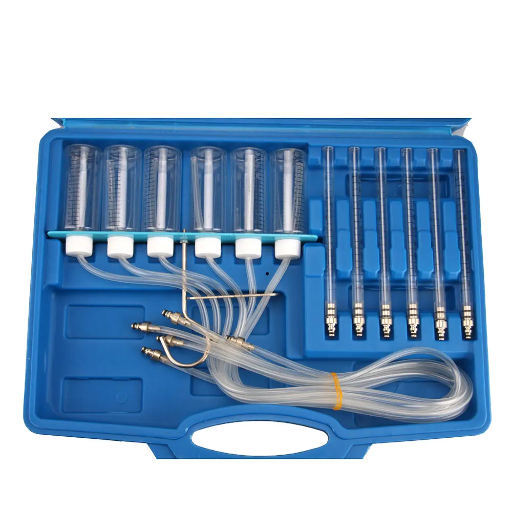 Diesel Injector Flow Meter Test Cylinder Common Rail Adaptor Fuel Tester Set Kit Case Color Send Randomly | Автомобили и