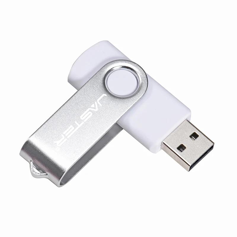 Белый JASTER новые USB флэш-накопители поворотный внешний Флешка 64 ГБ 32 ГБ 16 ГБ 8 ГБ 4 ГБ карта памяти usb необычный флеш-накопитель - Цвет: Белый