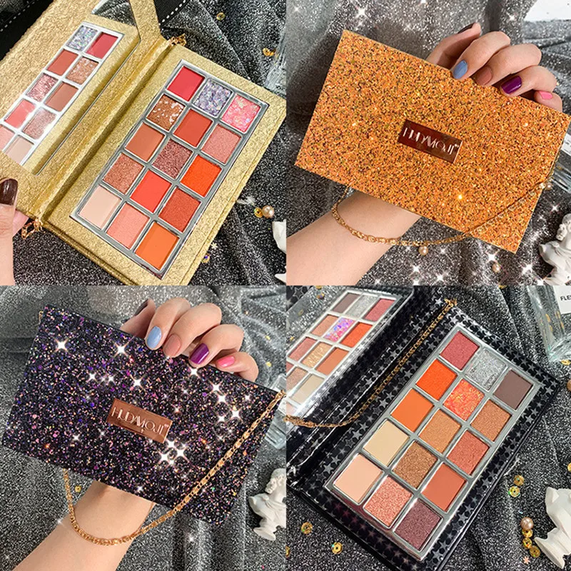 Starlight 15 цветов рюкзак на цепочке палитра теней для век блестки гелевые матовые
