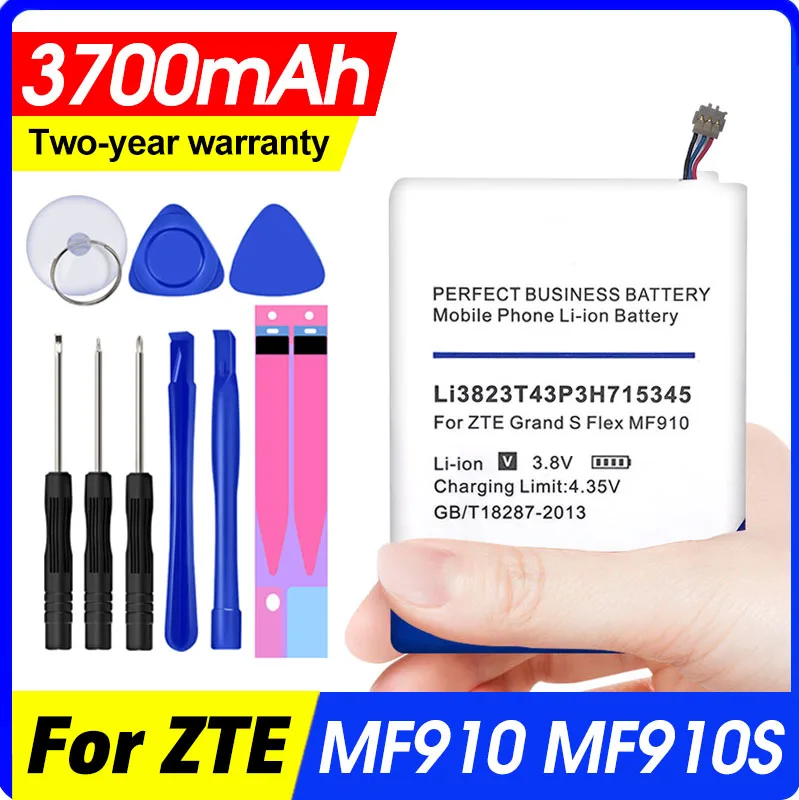 Аккумулятор LI3823T43P3H715345 на 3700 мАч для ZTE Grand S Flex/ZTE MF910 MF910S MF910L MF920 MF920S MF920W +