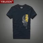 YIRUISEN, брендовая одежда, модная футболка с индийским принтом, Мужская футболка с коротким рукавом, 100% хлопок, мужские футболки, мужские футболки