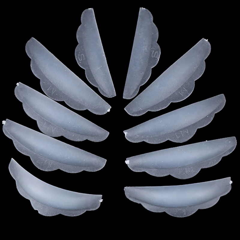 

5Pair/lot Silicone Eyelash Perm Pad Recycling Lashes Rods Shield lifting 3D Eyelash Curler Makeup Accessories Applicator Tools