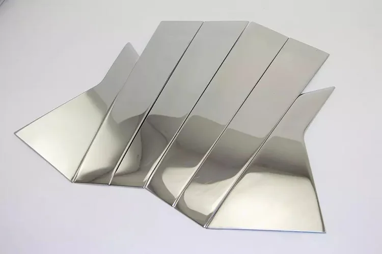 

For Hyundai Sonata 2015-2018 High-quality stainless steel Car Window pillar Decorative strip Anti-scratch protection Car styling